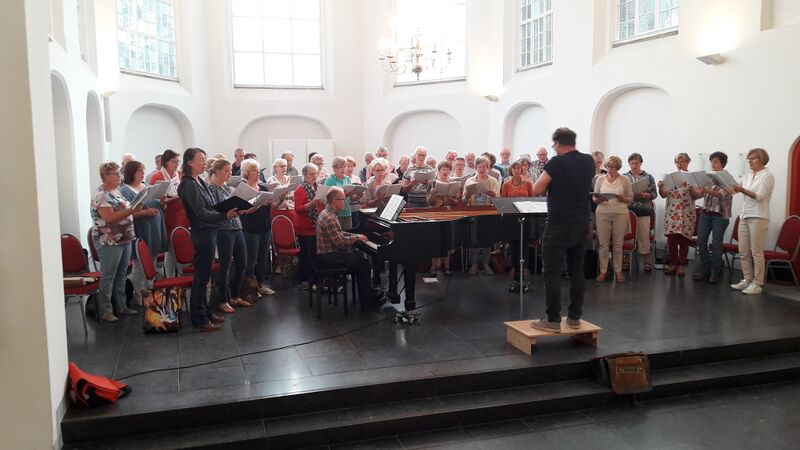 Oratoriumvereniging Cantate Corde op 22 mei 2018 in de Lambertuskerk