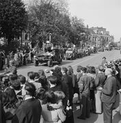 Intocht in Leiden (8-5-1945)