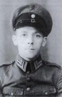 Gerrit Blom in uniform van de KNIL