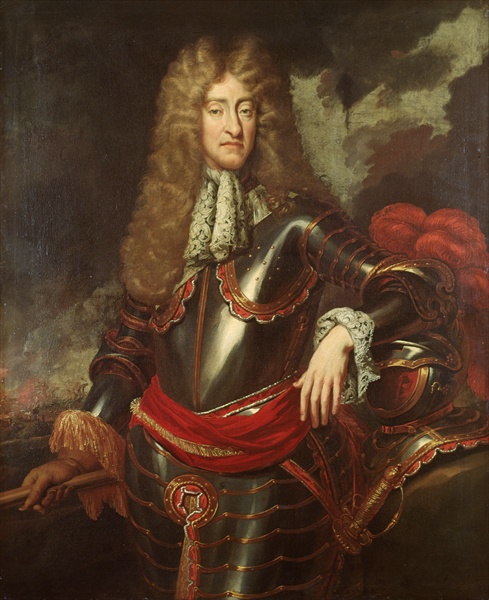 Jacobus II (1633-1701) koning van Engeland, Schotland en Ierland Anoniem. Collectie National Portrait Gallery (Londen). Via Wikimedia Commons