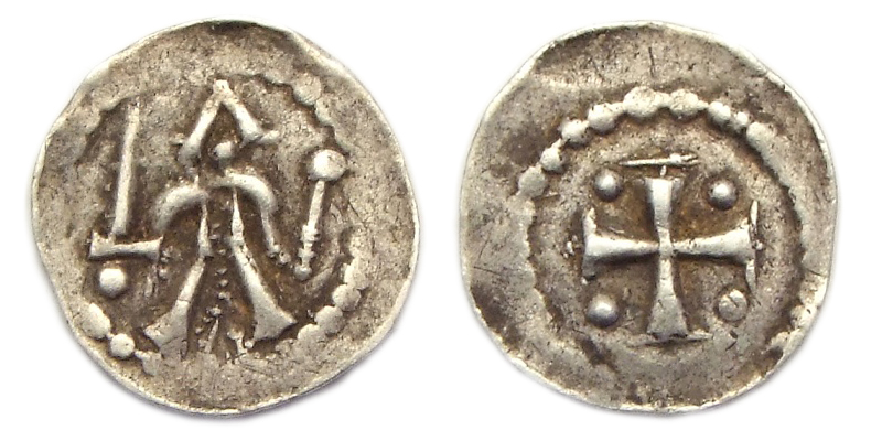 Bestand:Graaf Holland Dirk VI penning.jpg