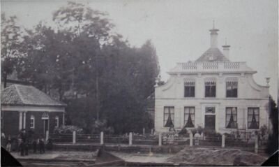 Huize Chartroise voordat het werd gesloopt en vervangen door nieuwbouw in 1940