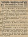 Provinciale Noordbrabantsche en 's Hertogenbossche courant van 31 juli 1933 - Opening Wielerbaan te Raamsdonk