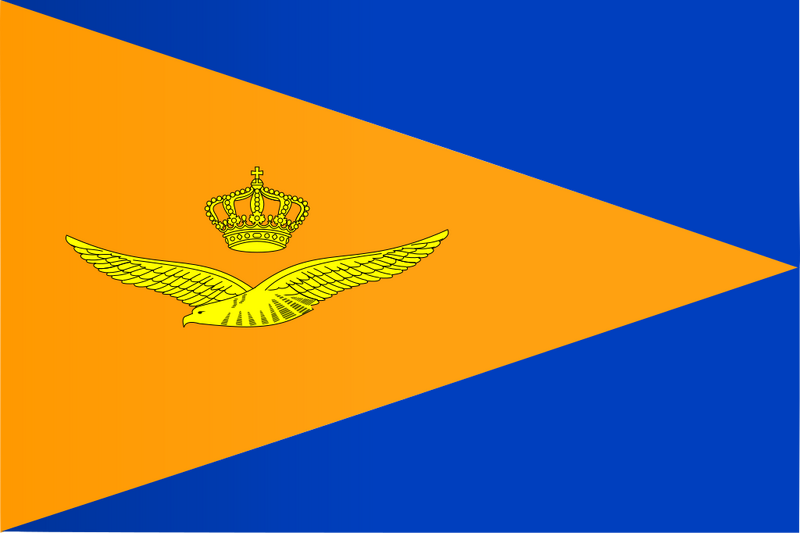 Bestand:Flag of the Royal Netherlands Air Force.svg