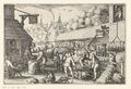 Hennep- en touwslagerij prent uit 1608