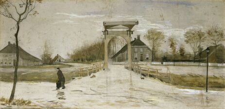 Ophaalbrug in Nieuw-Amsterdam, 1883