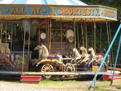 Carrousel met draaiorgel (ca. 1870-1880)