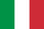 Vlag Positiekaart Italië