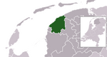 Location of Waadhoeke