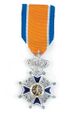 Onderscheiding Ridder in de Orde van Oranje-Nassau.
