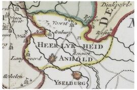 De Heerlijkheid Anholt in 1741.