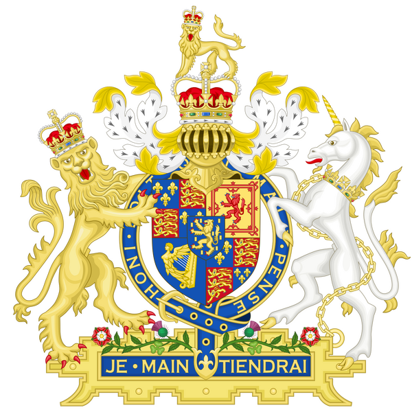 Bestand:Coat of Arms of England (1694-1702).svg