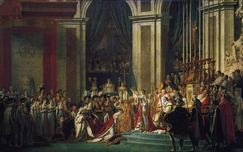 Bestand:Jacques-Louis David, The Coronation of Napoleon edit.jpg