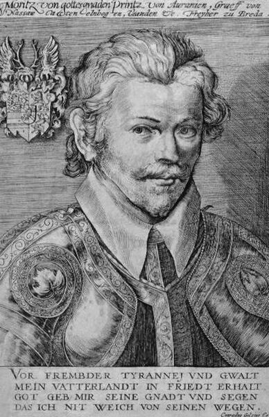 Bestand:Maurice of Nassau at a youthful age, by Conrad Goltzius.jpg