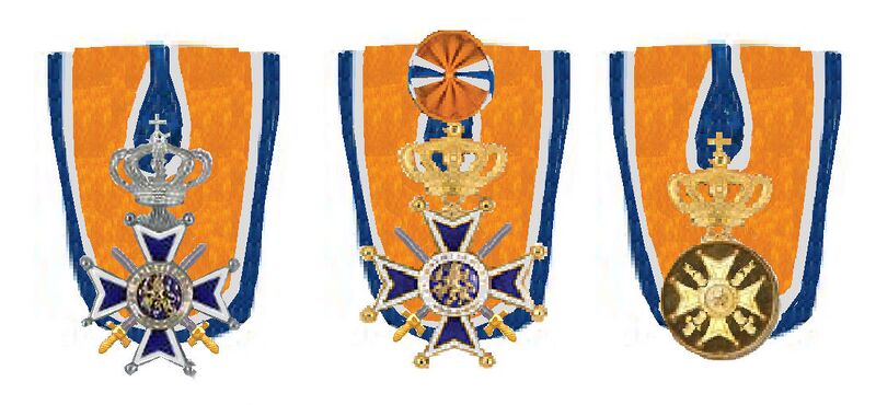 Bestand:Militaire opmaak van de Orde van Oranje-Nassau.jpg