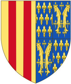 Arms of Violant of Bar, Queen of Aragon.svg