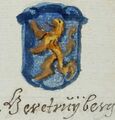 Het wapen in een 16e eeuws manuscript (Windhag stadswapens)