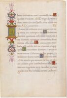 Humanistische minuskel, Getijdenboek van Giovanni il Bentivoglio, Bologna, 1497-1500