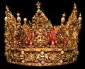 Kroon van Christiaan IV van Denemarken.