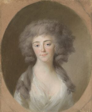 Louisa Isabella Alexandrina Augusta von Kirchberg (1772-1827). Echtgenote van Frederik Willem, vorst van Nassau-Weilburg, en schoonzuster van Augusta Maria Carolina van Nassau-Weilburg Rijksmuseum SK-A-416.jpg
