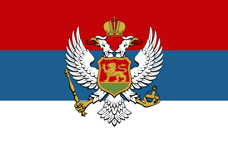 Bestand:Flag of Montenegro (1905–1918).svg