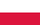 Vlag Positiekaart Polen