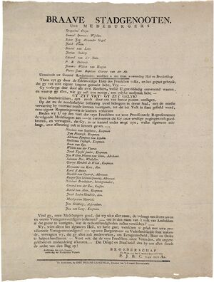 Proclamatie van Comité Revolutionair te Amsterdam, 1795.jpg