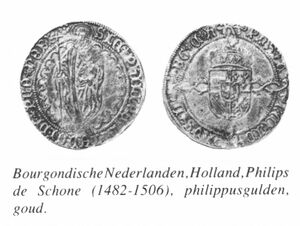 Bourgondische Nederlanden Holland Philips de Schone (1482-1506). philippusgulden goud