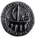 Zegel uit Stralsund, 1329