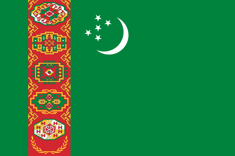 Bestand:Flag of Turkmenistan.svg