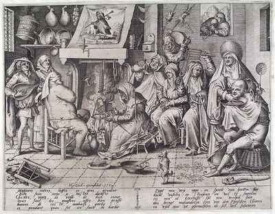 Vastenavond, Pieter van der Heyden, 1567