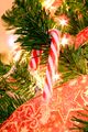 Snoepgoed in de kerstboom