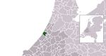 Location of Katwijk