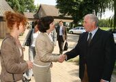 Werkbezoek staatssecretaris Tineke Huizinga, juni 2007.