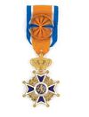 Onderscheiding Officier in de Orde van Oranje-Nassau.