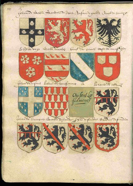 Bestand:Page 14 from a copy of Wapenboek Beyeren (armorial) from ca. 1600.jpg