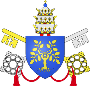 CoA della Rovere popes.svg