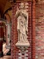 Rondleiding door de Sint Bavokerk nr. 24 H. Hartbeeld (afkomstig uit de schuurkerk) houten beeld (Zijkoepel rechts) Foto Violaine van der Pluijm