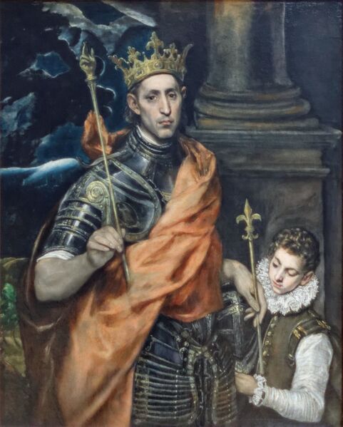 Bestand:El Greco - Saint Louis roi de France et un page 02.jpg