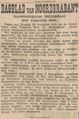 Dagblad van Noord-Brabant - 18 augustus 1933 - Raamsdonksche wielerbaan het vliegend wiel