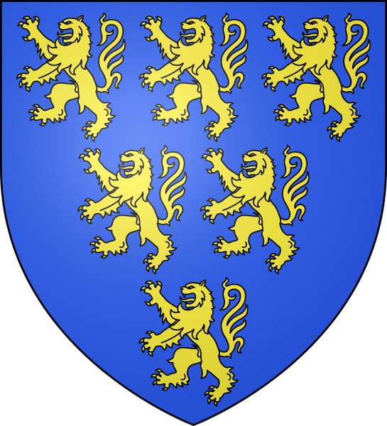 Bestand:Blason Geoffroy V d'Anjou.svg