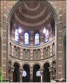 Rondleiding door de Sint Bavokerk: Interieur linkerkoepel met twee raampartijen