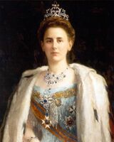 Wilhelmina der Nederlanden in 1901