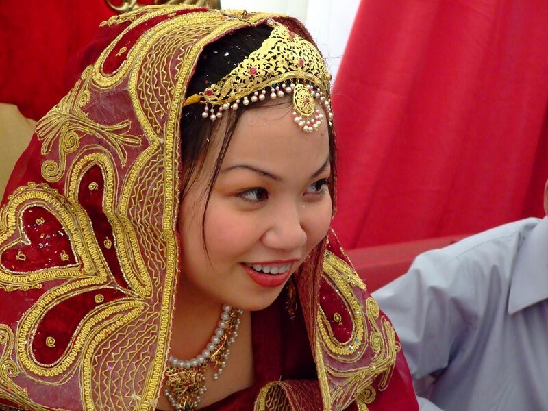 Bestand:Bride at Nikah.jpg