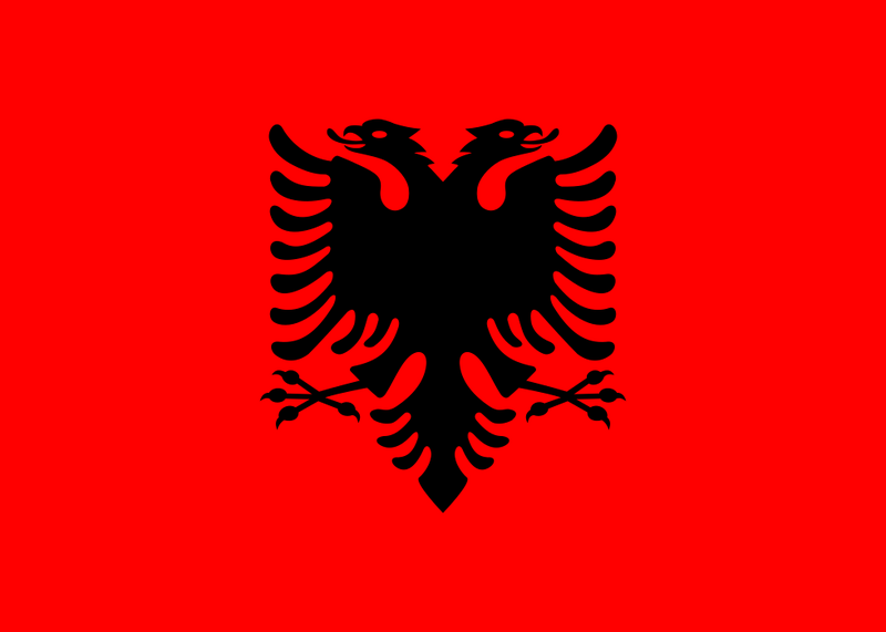 Bestand:Flag of Albania.svg
