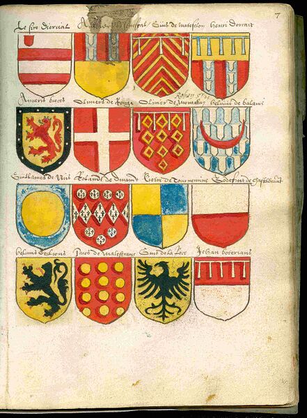 Bestand:Page 07 from a copy of Wapenboek Beyeren (armorial) from ca. 1600.jpg
