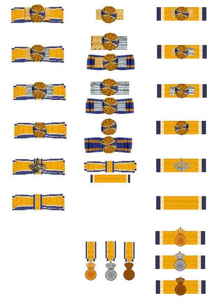 Bestand:Batons Orde van Oranje-Nassau.jpg