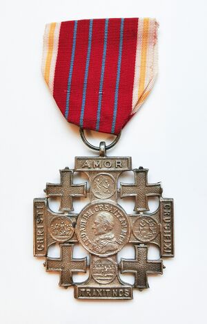 2022 Krzyż Pielgrzyma do Ziemi Świętej (avers).jpg