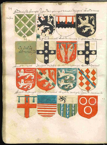 Bestand:Page 34 from a copy of Wapenboek Beyeren (armorial) from ca. 1600.jpg