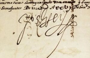 Filips II ondertekent al zijn stukken met de tekst ‘Yo el Rey’ (Ik, de koning)